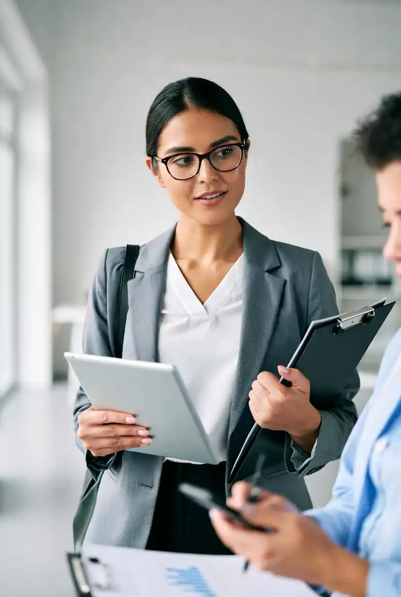 Professional reviewing dental insurance plan options