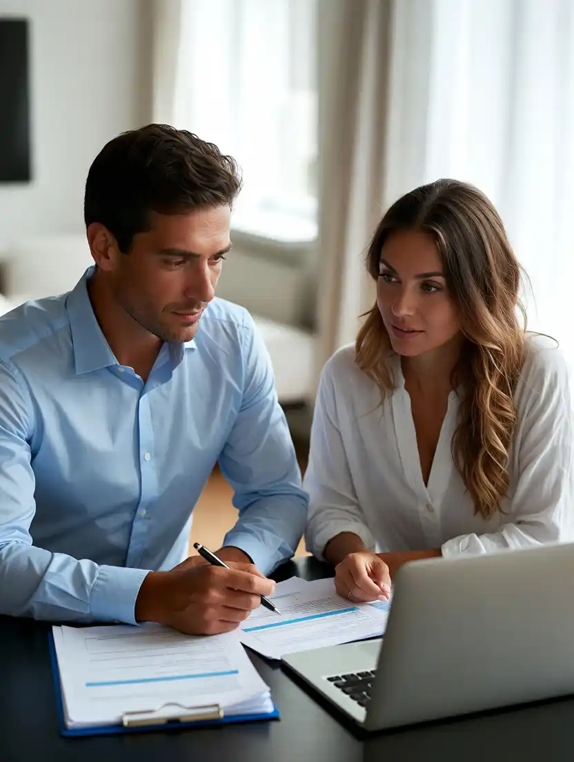 Types of Dental Insurance Plans Guide Person comparing different dental insurance plan types on a laptop