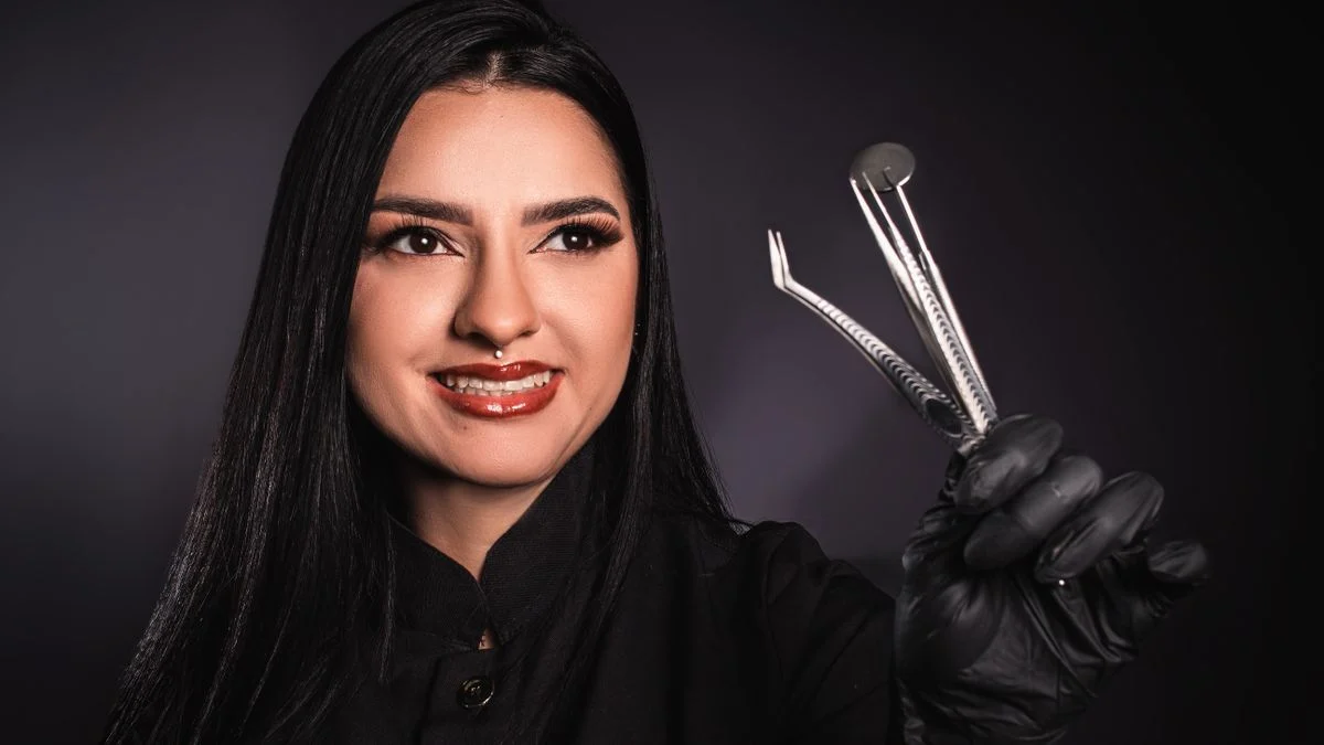 Dentist holding dental tools, representing an in-network provider on Humana's PPO plans